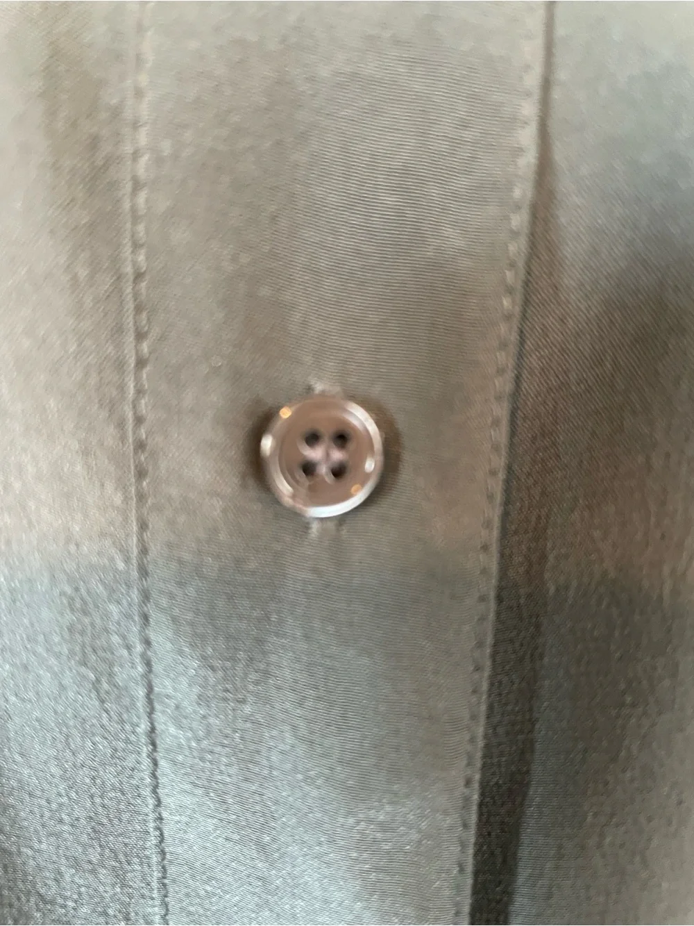 J. Crew Silk Slate Gray Button-Up Blouse
